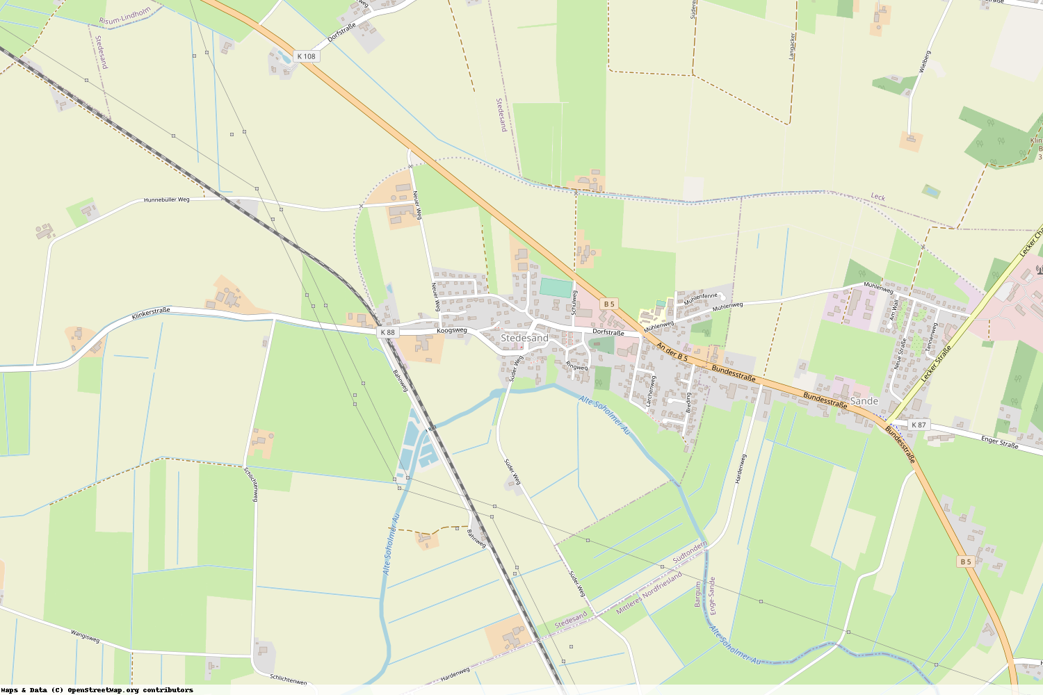 Ist gerade Stromausfall in Schleswig-Holstein - Nordfriesland - Stedesand?