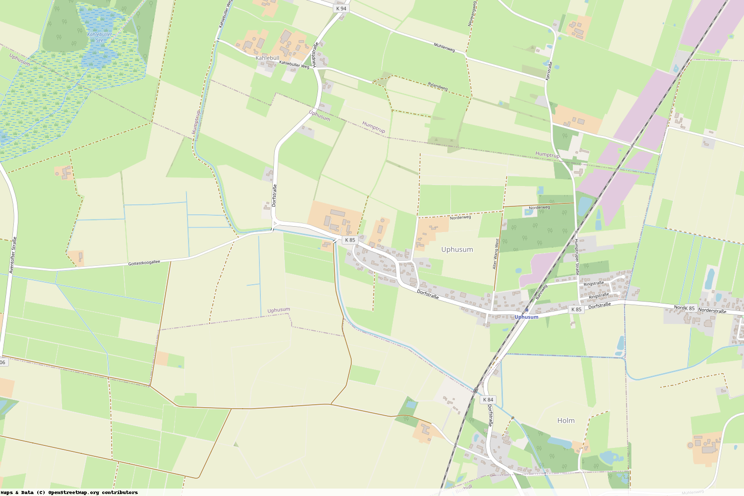 Ist gerade Stromausfall in Schleswig-Holstein - Nordfriesland - Uphusum?