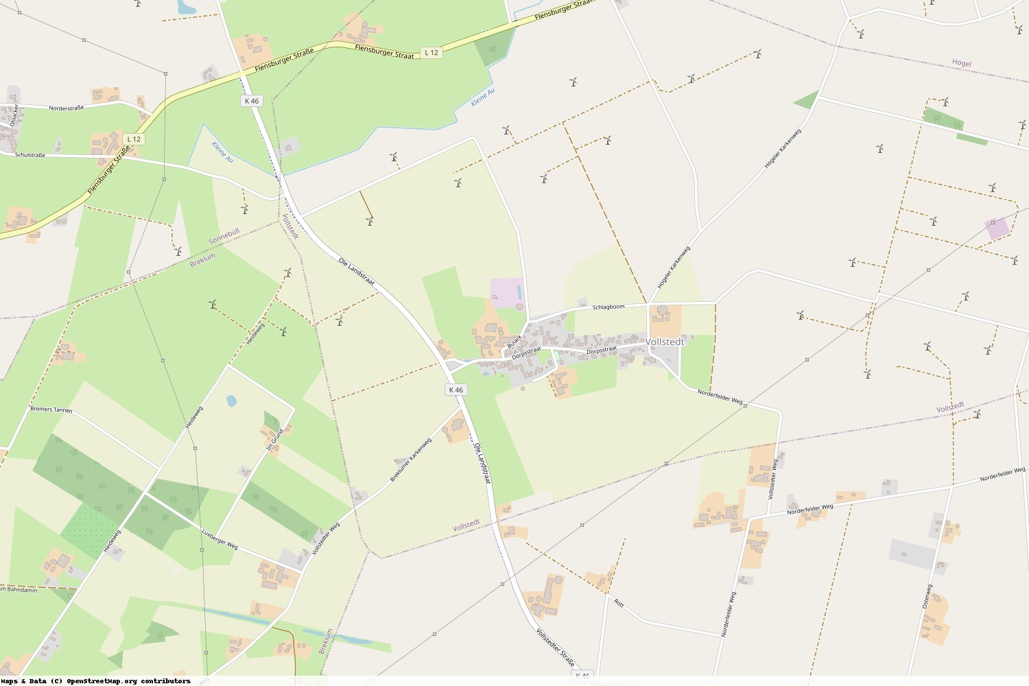Ist gerade Stromausfall in Schleswig-Holstein - Nordfriesland - Vollstedt?
