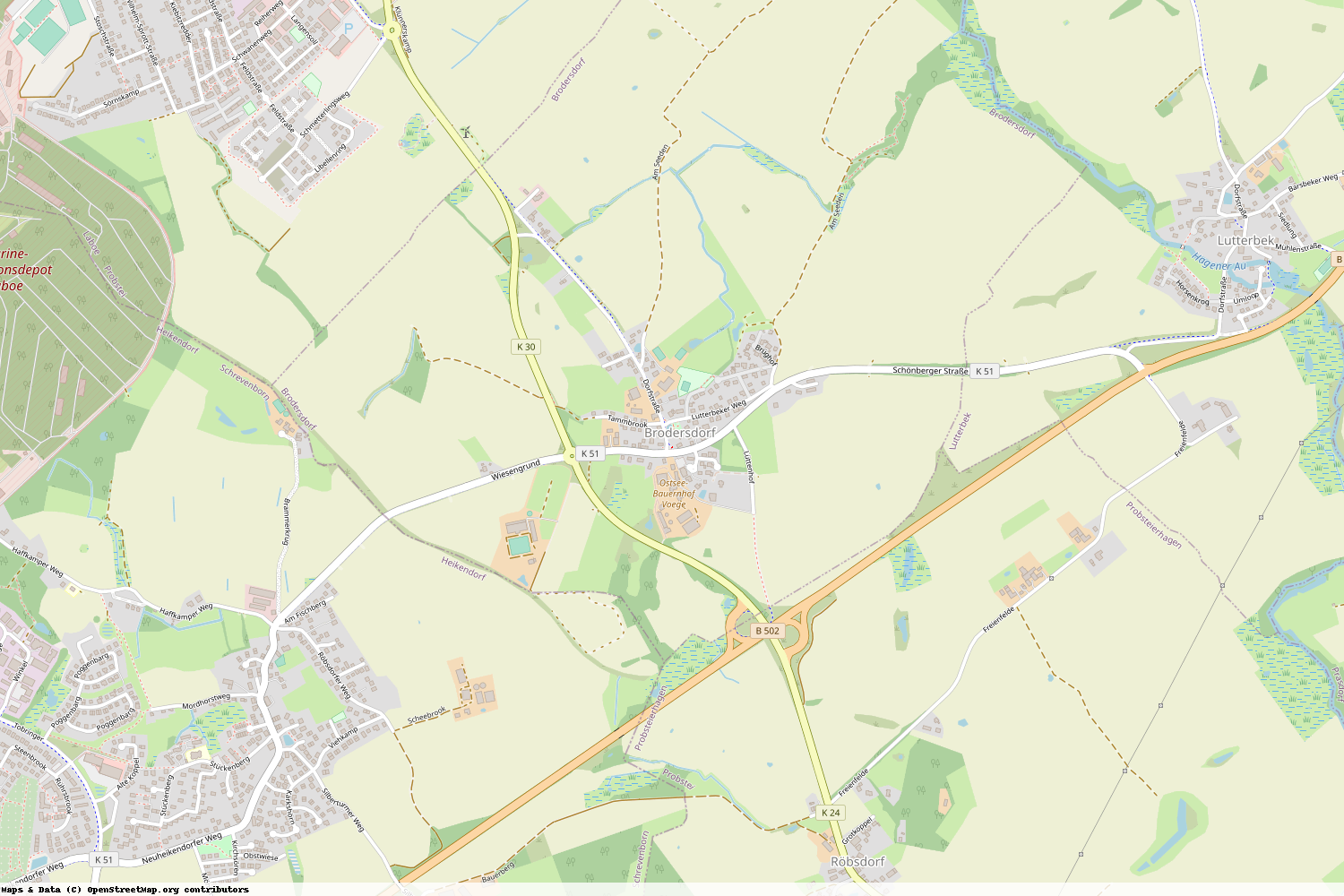 Ist gerade Stromausfall in Schleswig-Holstein - Plön - Brodersdorf?
