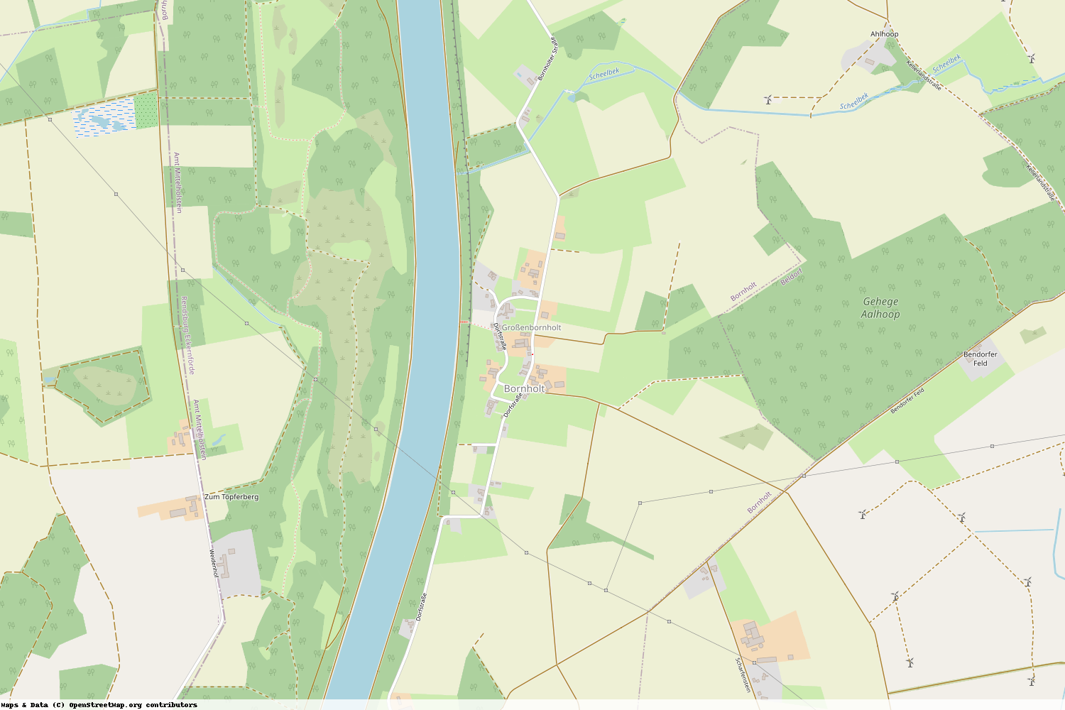 Ist gerade Stromausfall in Schleswig-Holstein - Rendsburg-Eckernförde - Bornholt?