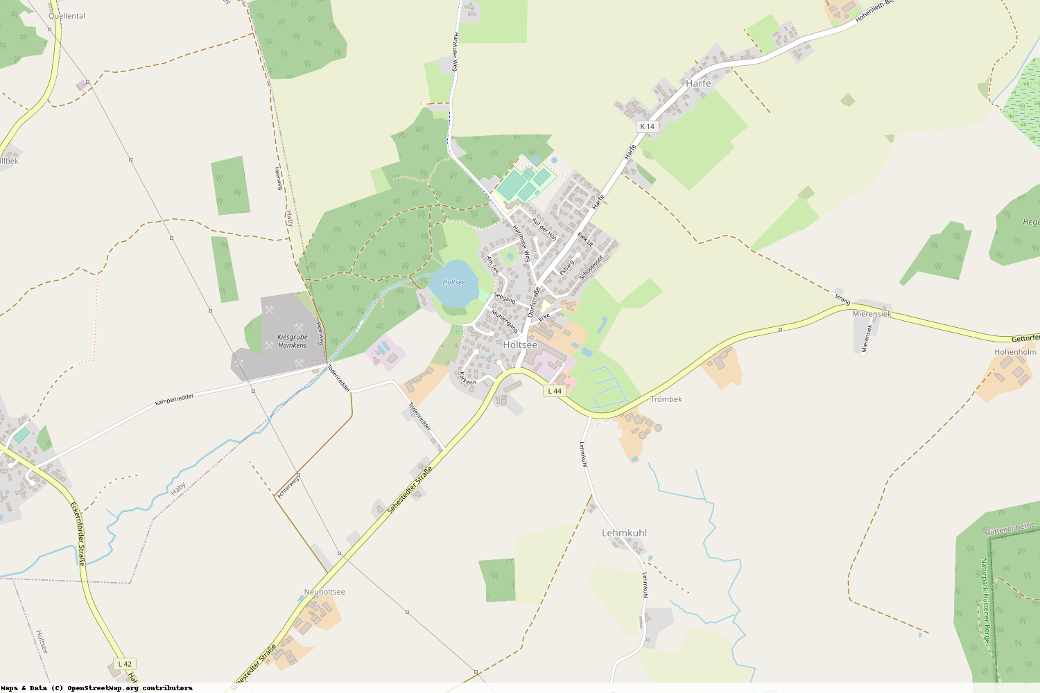 Ist gerade Stromausfall in Schleswig-Holstein - Rendsburg-Eckernförde - Holtsee?
