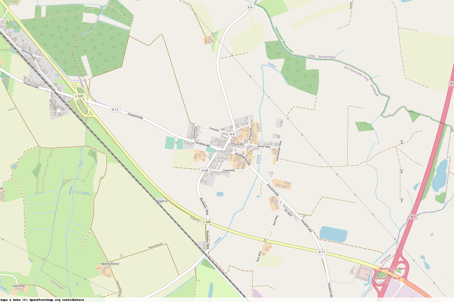 Ist gerade Stromausfall in Schleswig-Holstein - Rendsburg-Eckernförde - Krogaspe?