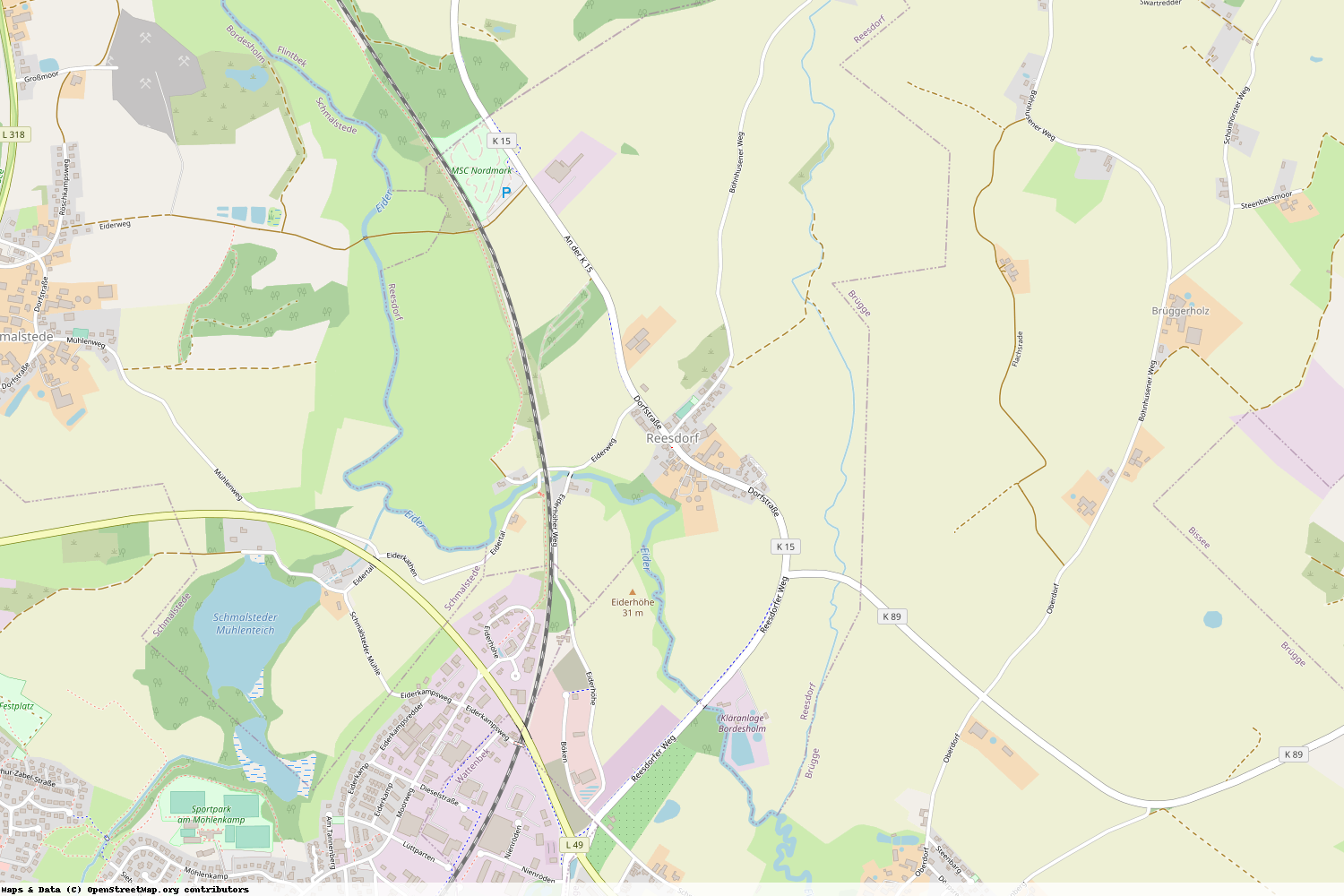 Ist gerade Stromausfall in Schleswig-Holstein - Rendsburg-Eckernförde - Reesdorf?