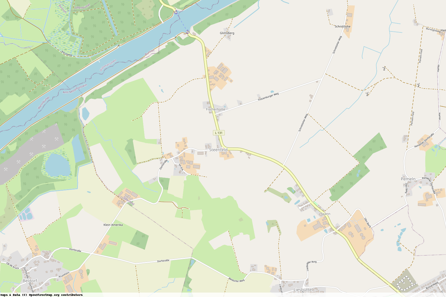 Ist gerade Stromausfall in Schleswig-Holstein - Rendsburg-Eckernförde - Steenfeld?