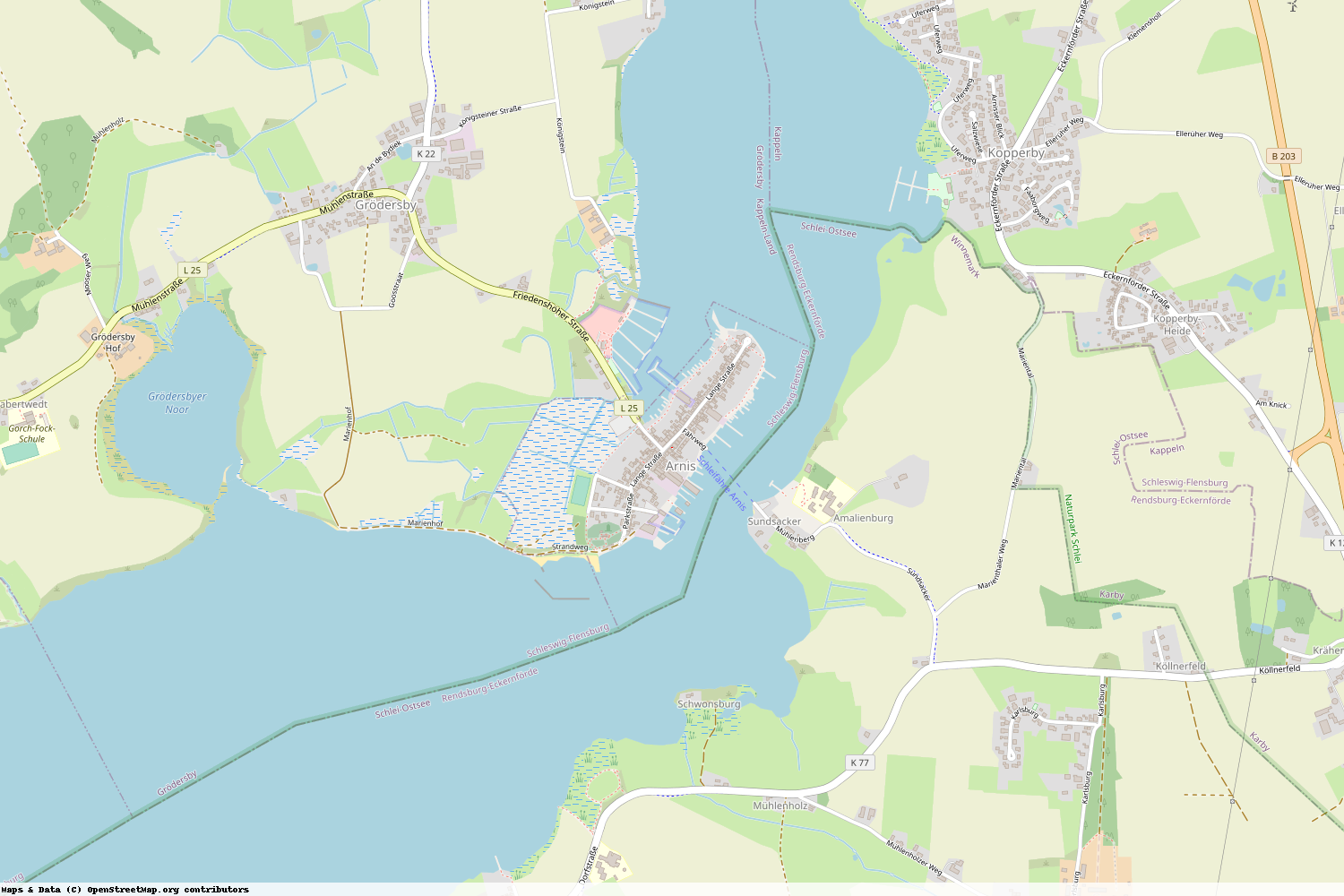 Ist gerade Stromausfall in Schleswig-Holstein - Schleswig-Flensburg - Arnis?