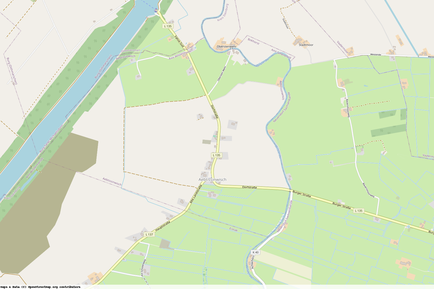 Ist gerade Stromausfall in Schleswig-Holstein - Steinburg - Aebtissinwisch?