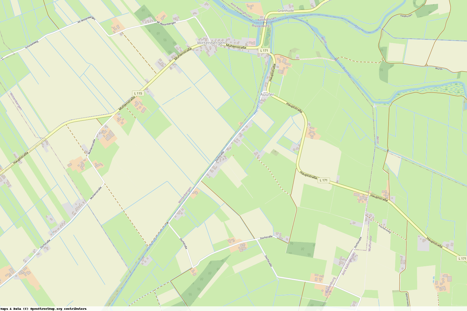 Ist gerade Stromausfall in Schleswig-Holstein - Steinburg - Auufer?