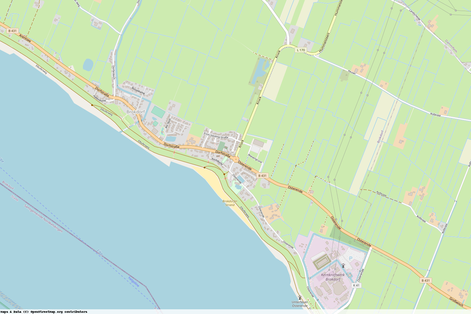 Ist gerade Stromausfall in Schleswig-Holstein - Steinburg - Brokdorf?