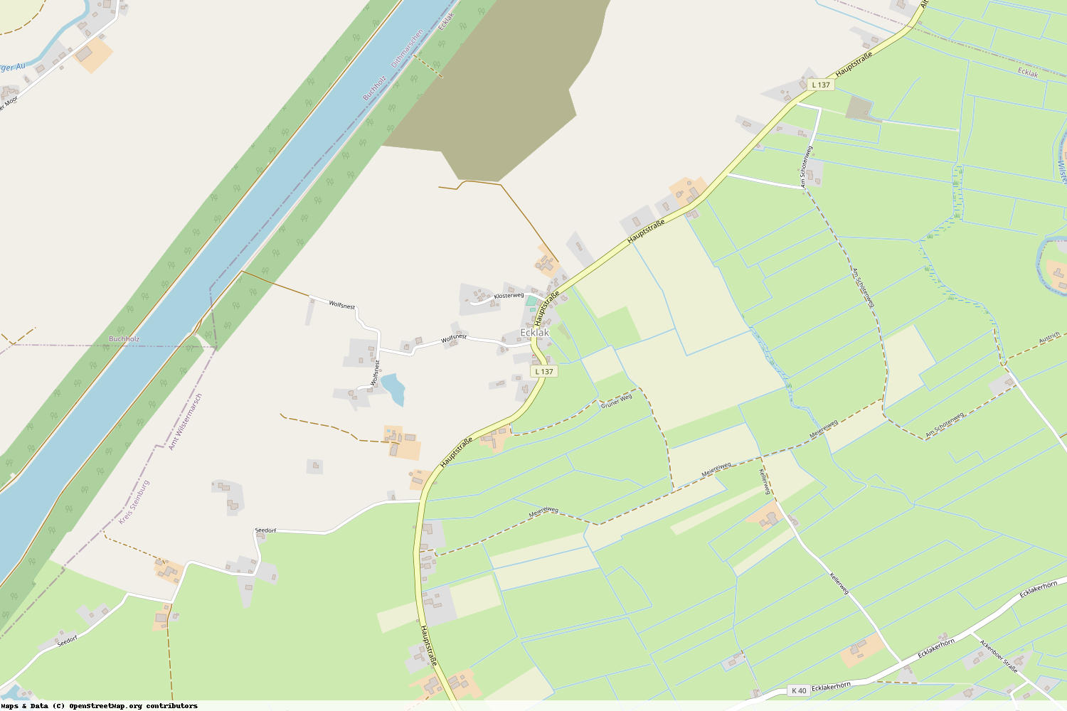 Ist gerade Stromausfall in Schleswig-Holstein - Steinburg - Ecklak?