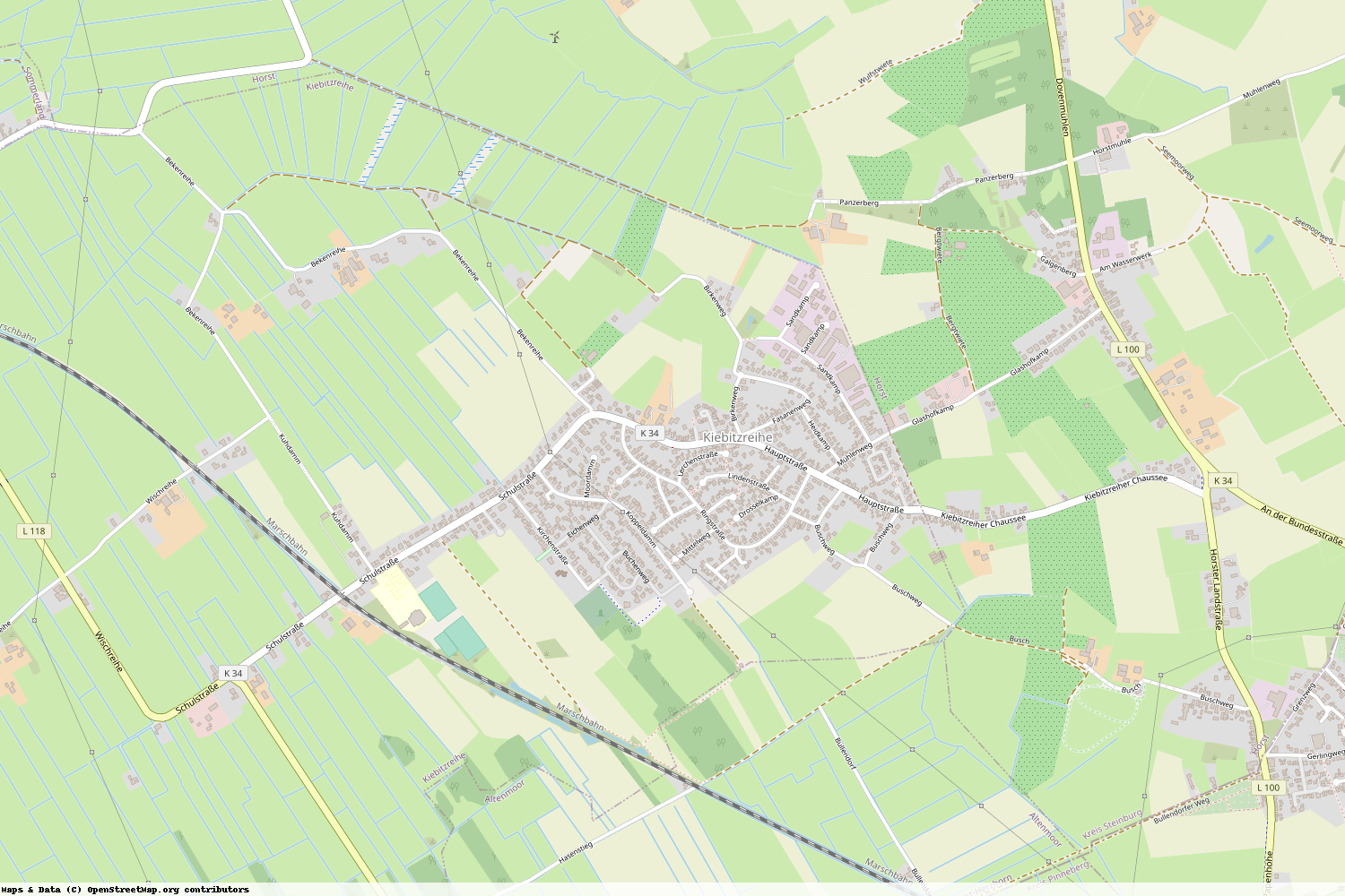 Ist gerade Stromausfall in Schleswig-Holstein - Steinburg - Kiebitzreihe?