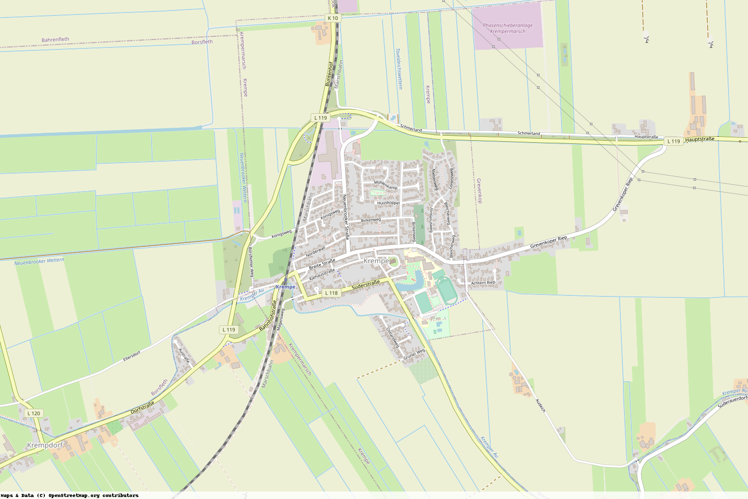 Ist gerade Stromausfall in Schleswig-Holstein - Steinburg - Krempe?