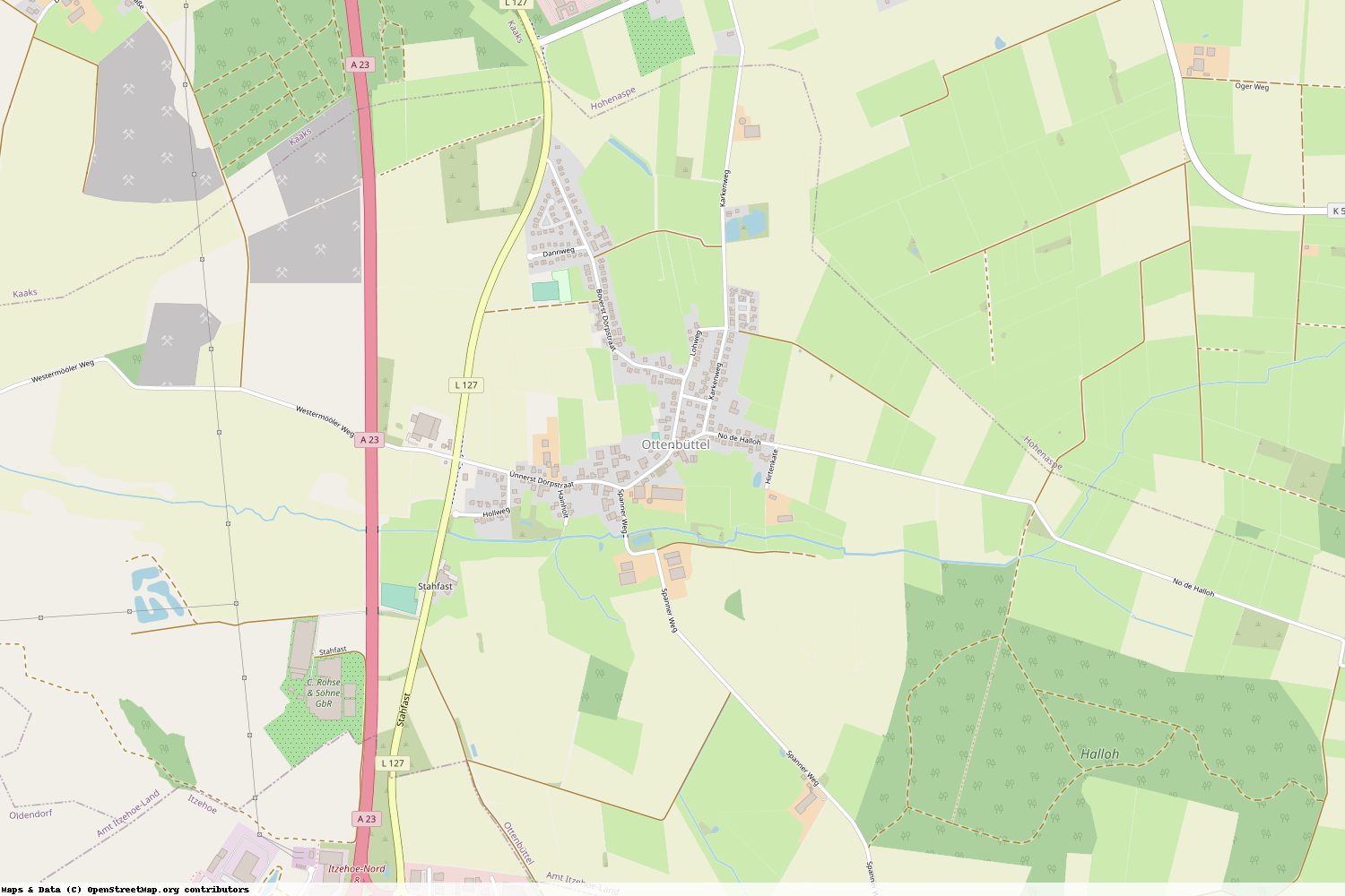 Ist gerade Stromausfall in Schleswig-Holstein - Steinburg - Ottenbüttel?