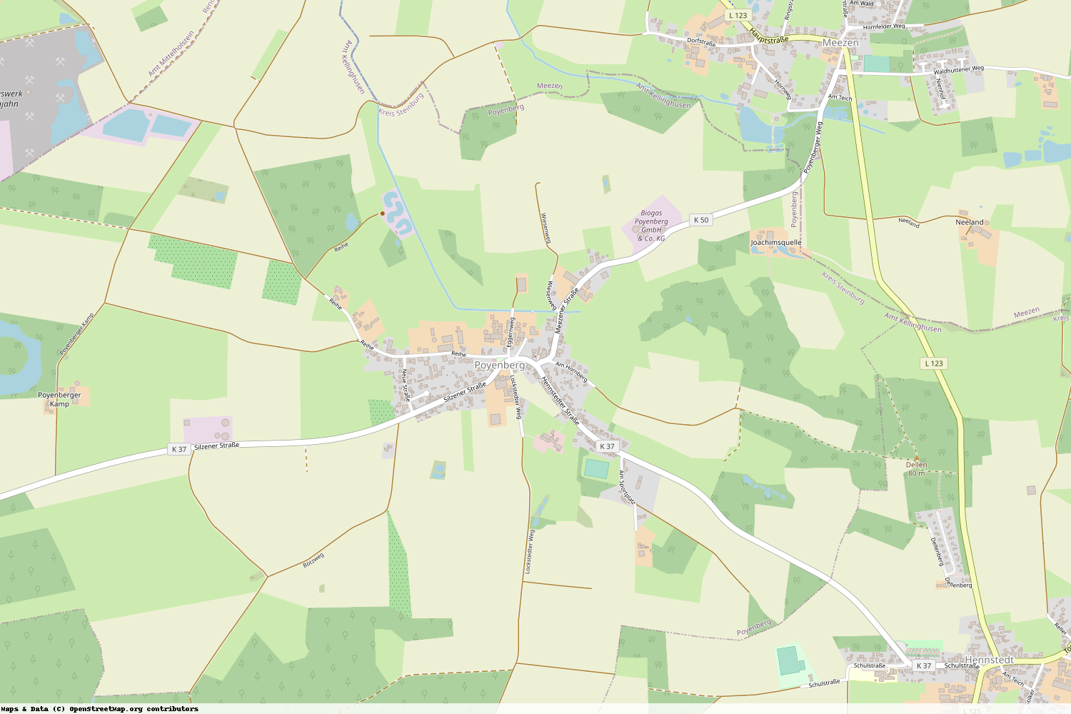 Ist gerade Stromausfall in Schleswig-Holstein - Steinburg - Poyenberg?