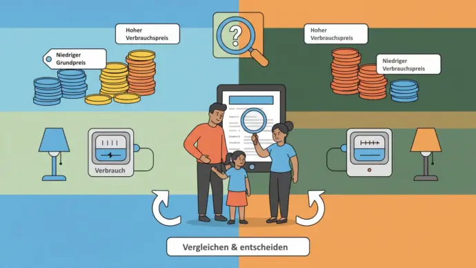 Grundpreis Strom: So sparst du bei deinen Stromkosten 4 Strompreise vergleichen