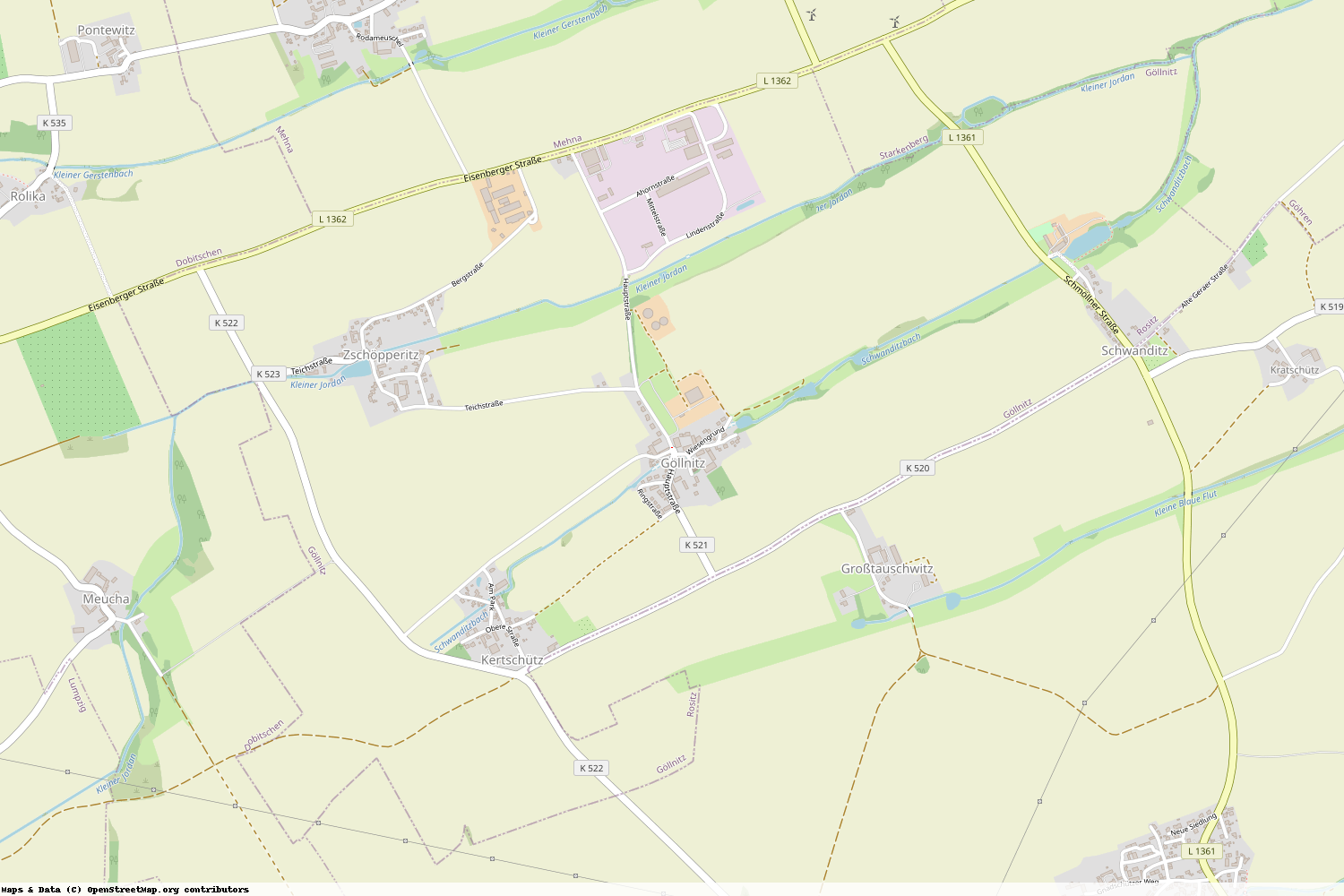 Ist gerade Stromausfall in Thüringen - Altenburger Land - Göllnitz?