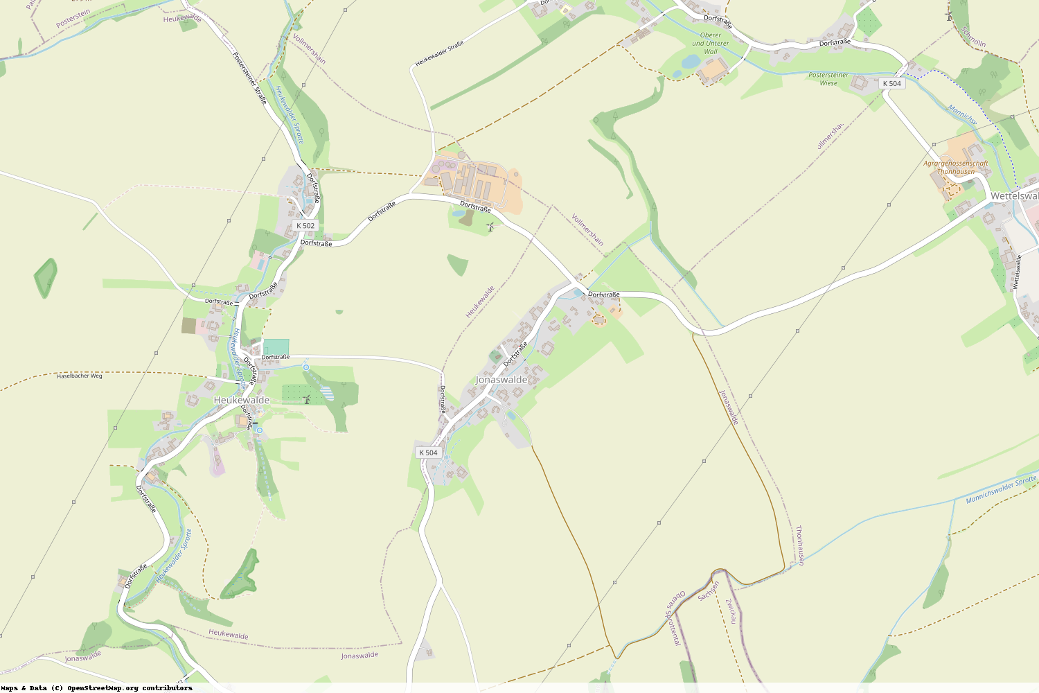 Ist gerade Stromausfall in Thüringen - Altenburger Land - Jonaswalde?
