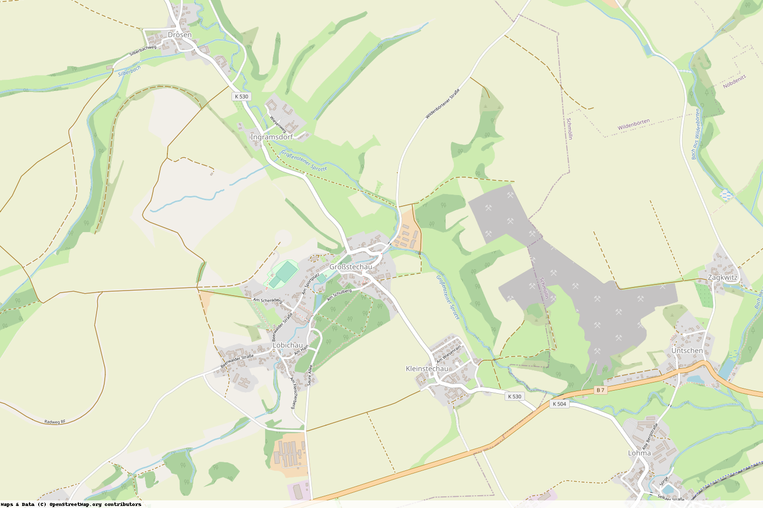 Ist gerade Stromausfall in Thüringen - Altenburger Land - Löbichau?