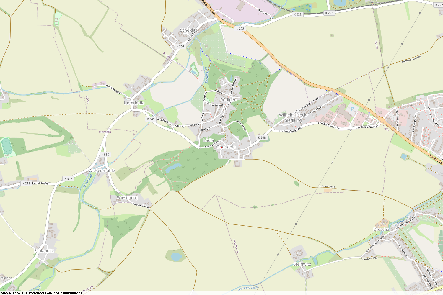 Ist gerade Stromausfall in Thüringen - Altenburger Land - Lödla?