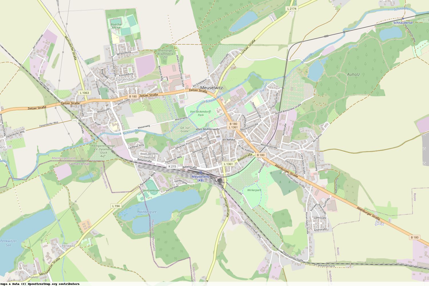 Ist gerade Stromausfall in Thüringen - Altenburger Land - Meuselwitz?