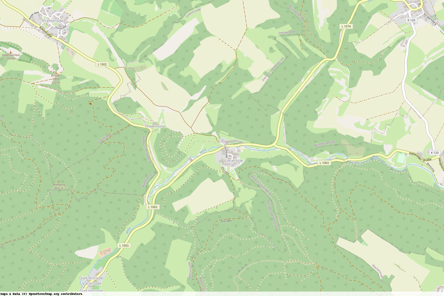 Ist gerade Stromausfall in Thüringen - Eichsfeld - Dietzenrode-Vatterode?