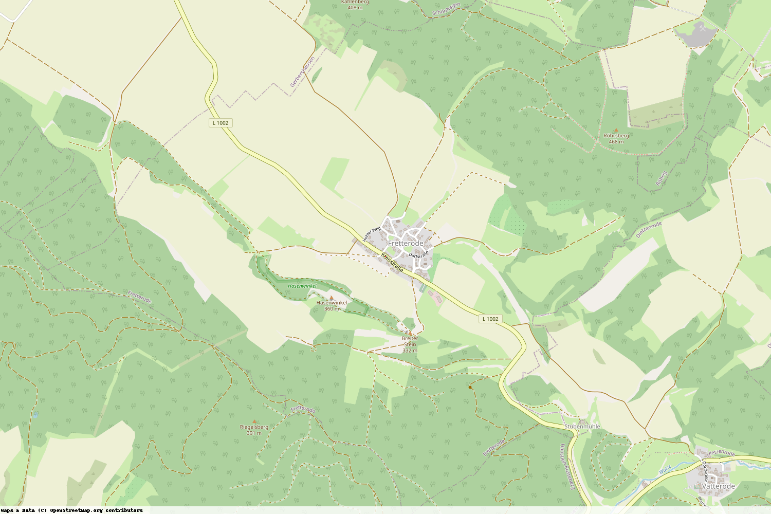 Ist gerade Stromausfall in Thüringen - Eichsfeld - Fretterode?