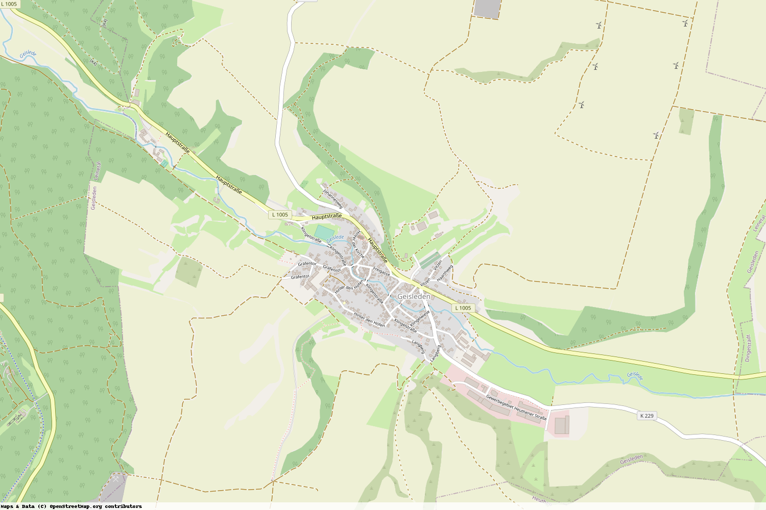 Ist gerade Stromausfall in Thüringen - Eichsfeld - Geisleden?