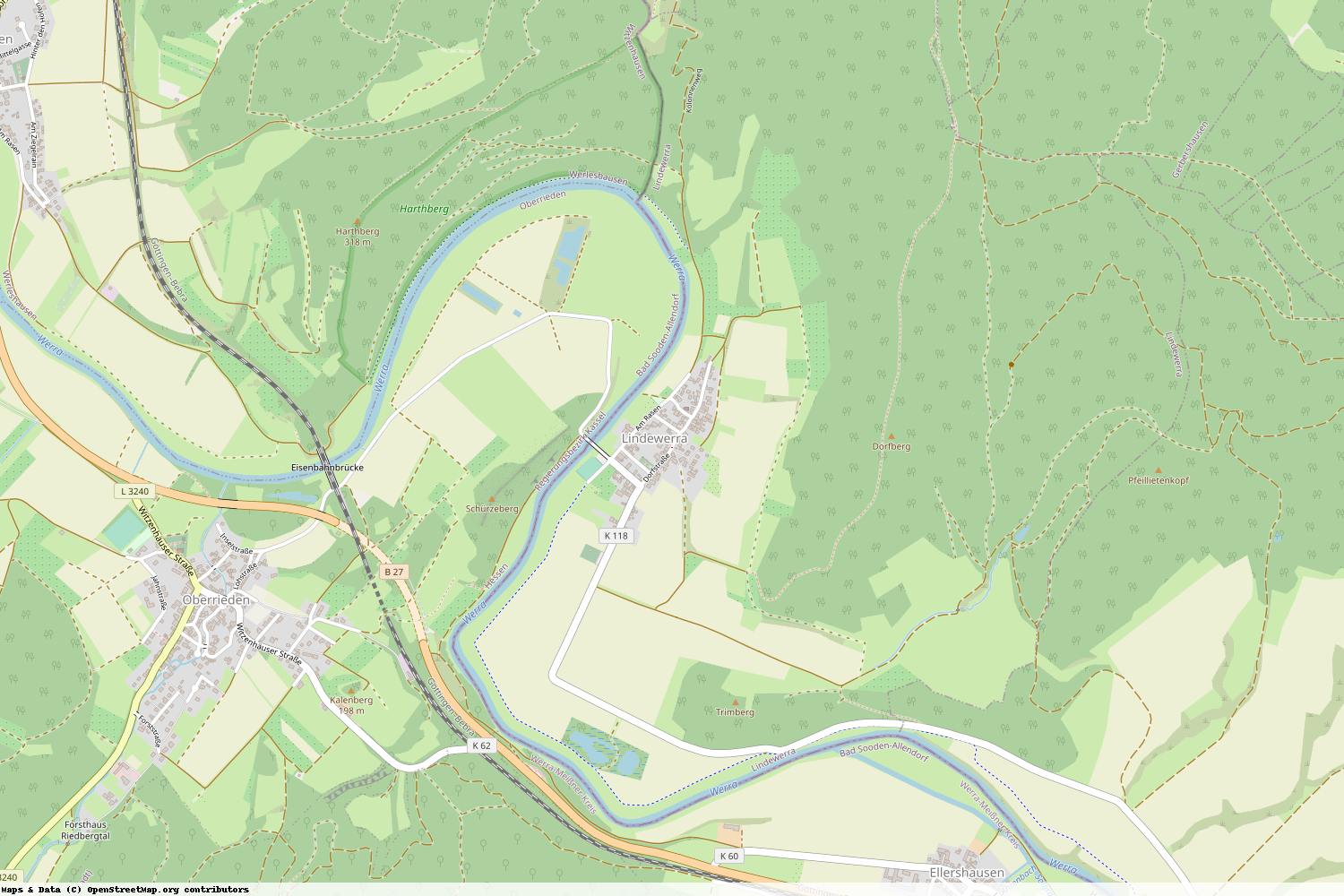 Ist gerade Stromausfall in Thüringen - Eichsfeld - Lindewerra?