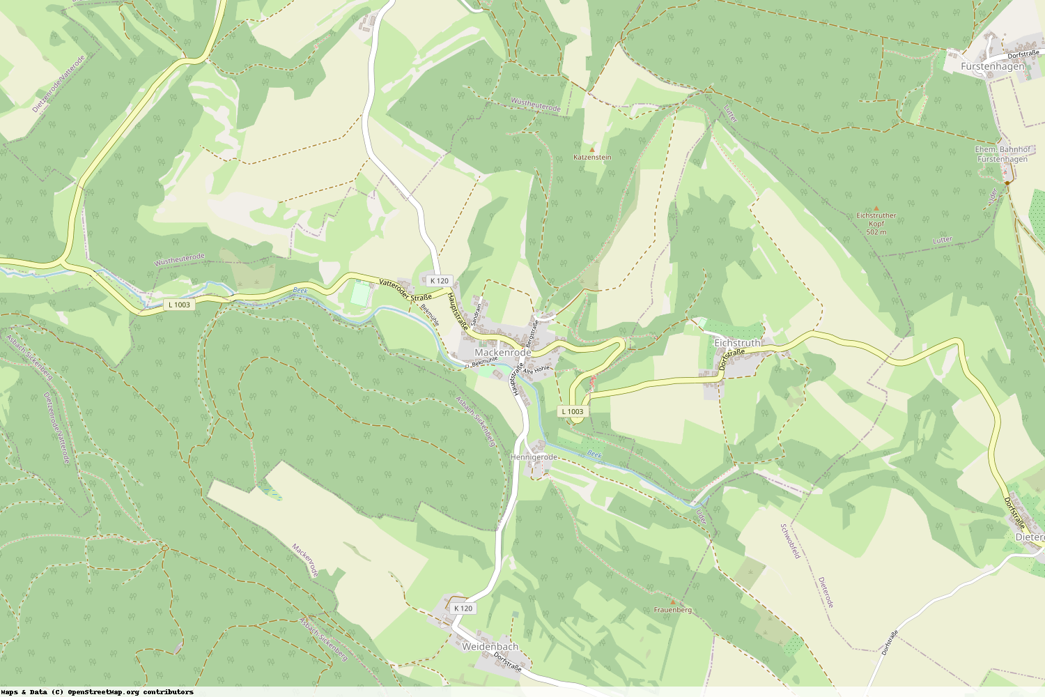 Ist gerade Stromausfall in Thüringen - Eichsfeld - Mackenrode?