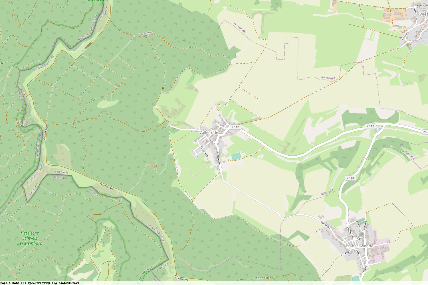 Ist gerade Stromausfall in Thüringen - Eichsfeld - Volkerode?