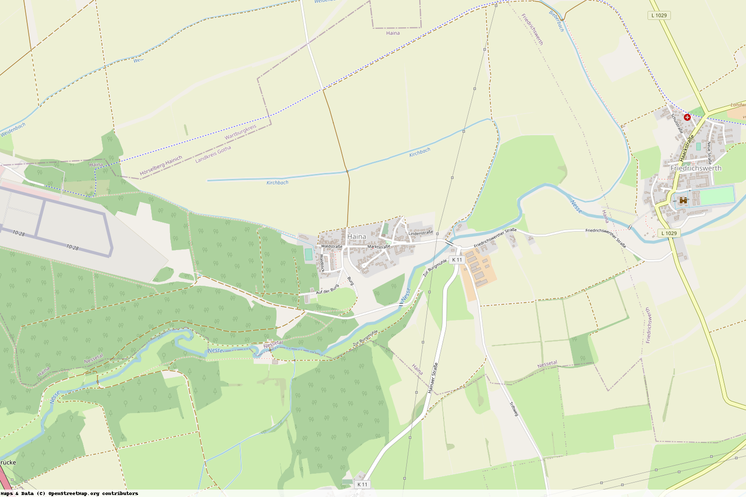 Ist gerade Stromausfall in Thüringen - Gotha - Haina?