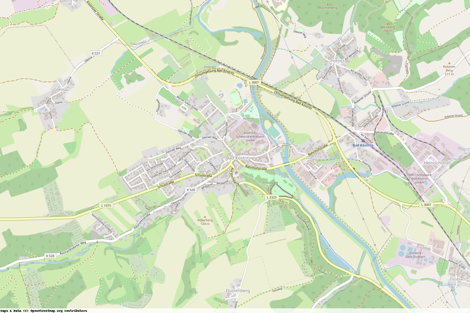 Ist gerade Stromausfall in Thüringen - Greiz - Bad Köstritz?