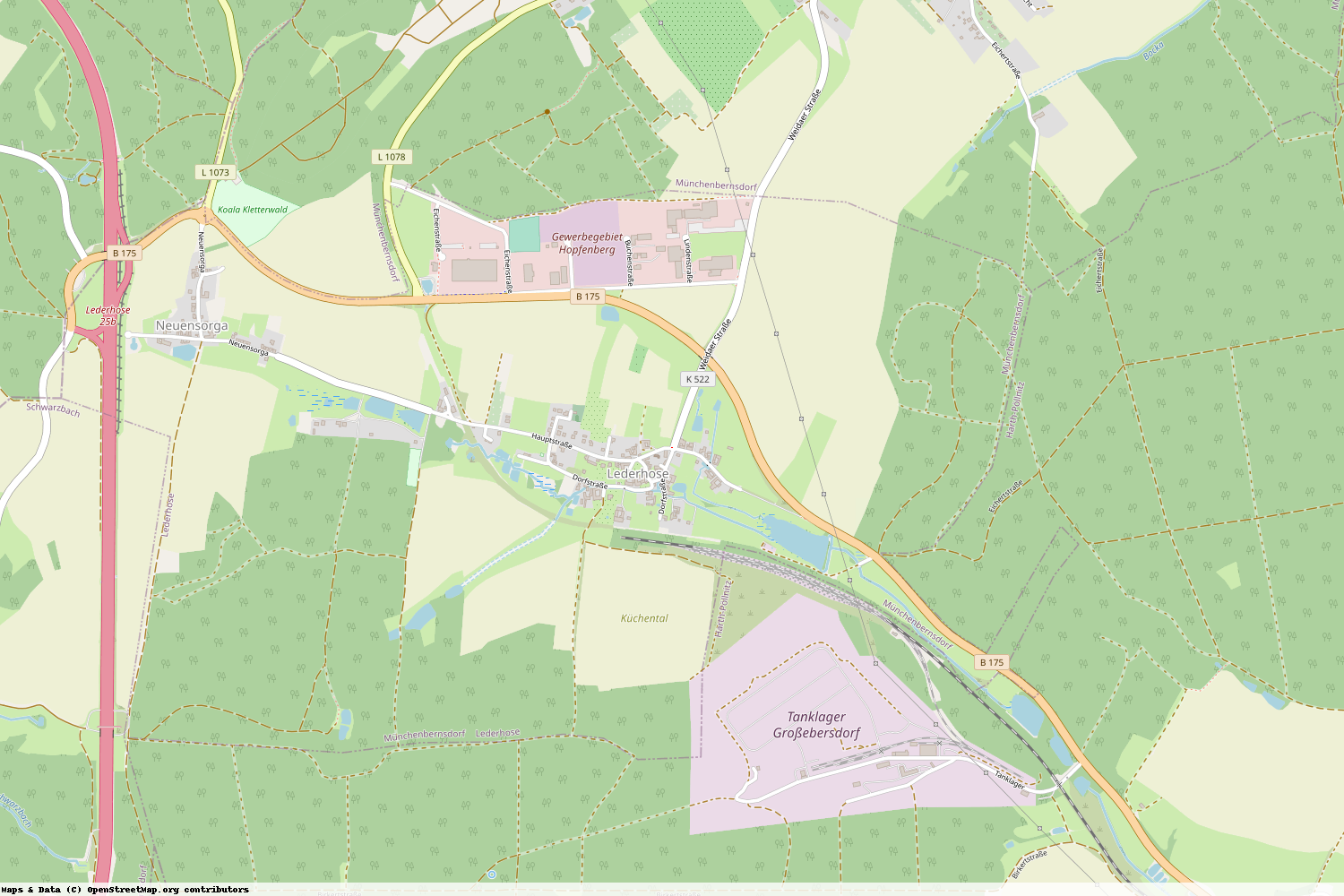 Ist gerade Stromausfall in Thüringen - Greiz - Lederhose?