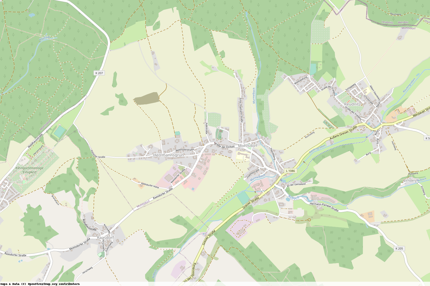 Ist gerade Stromausfall in Thüringen - Greiz - Mohlsdorf-Teichwolframsdorf?