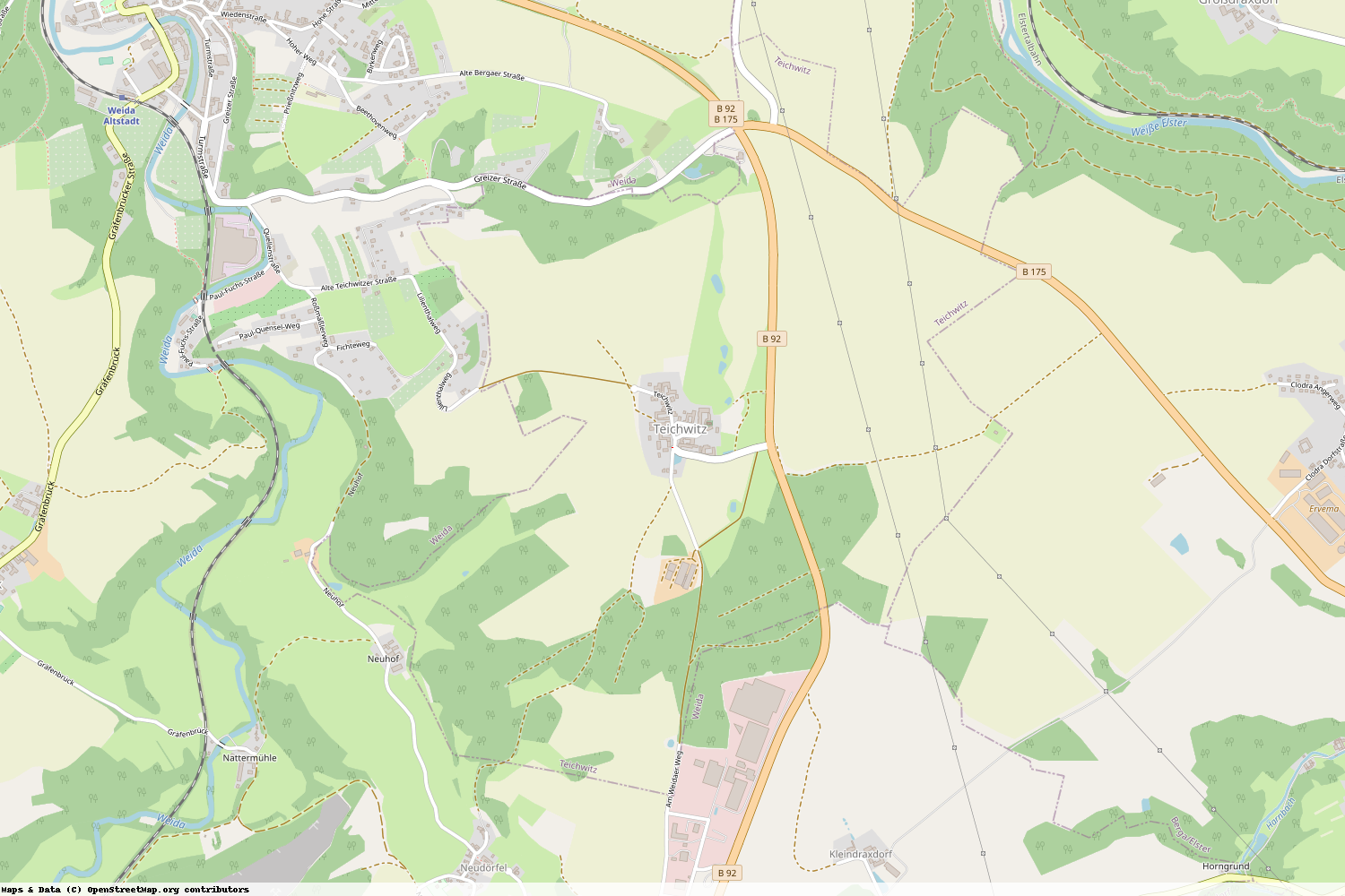 Ist gerade Stromausfall in Thüringen - Greiz - Teichwitz?