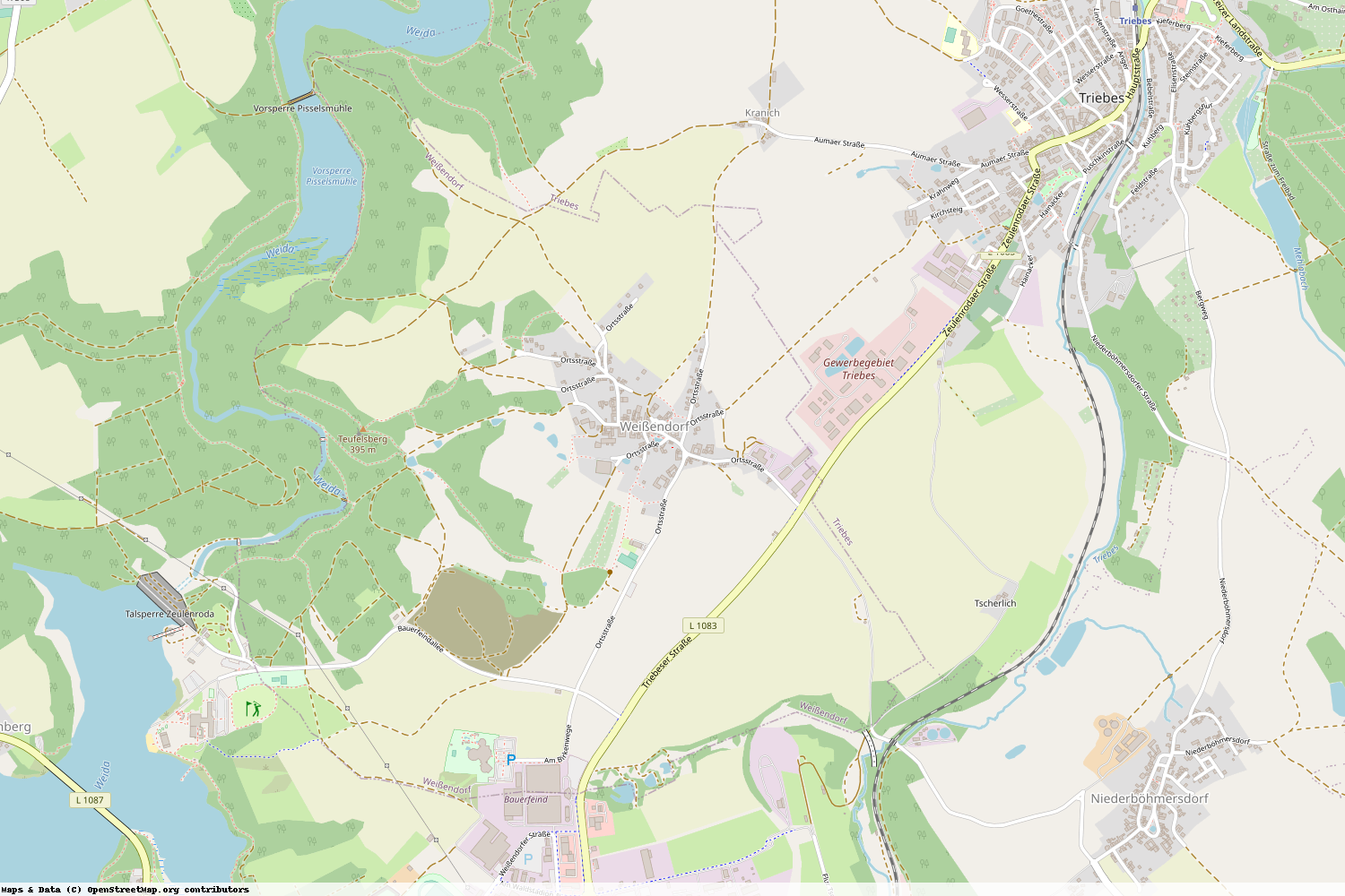 Ist gerade Stromausfall in Thüringen - Greiz - Weißendorf?