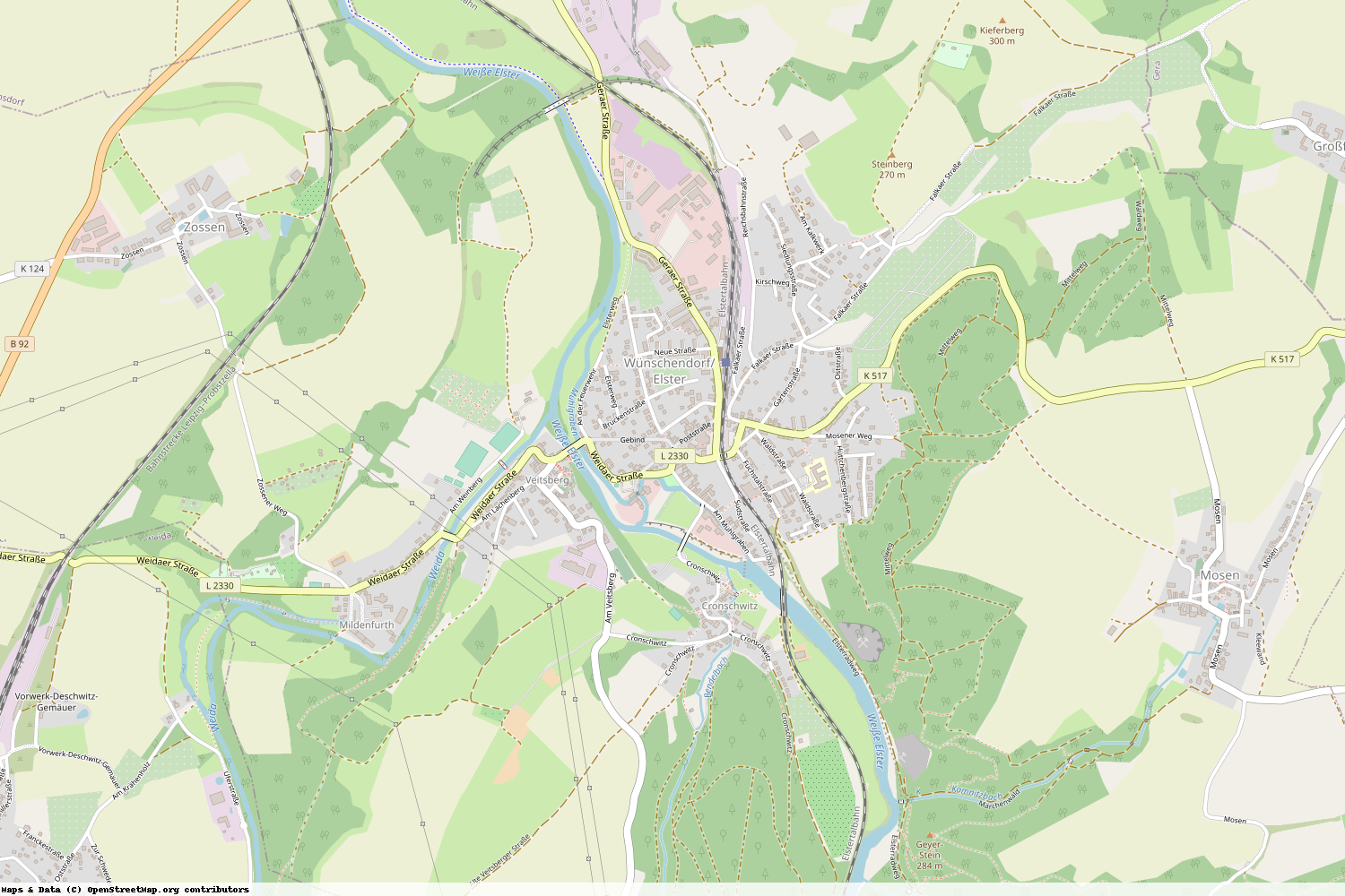 Ist gerade Stromausfall in Thüringen - Greiz - Wünschendorf-Elster?