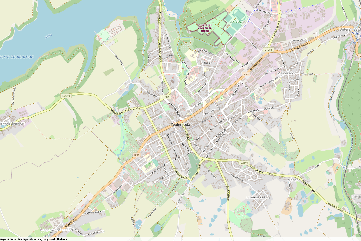 Ist gerade Stromausfall in Thüringen - Greiz - Zeulenroda-Triebes?