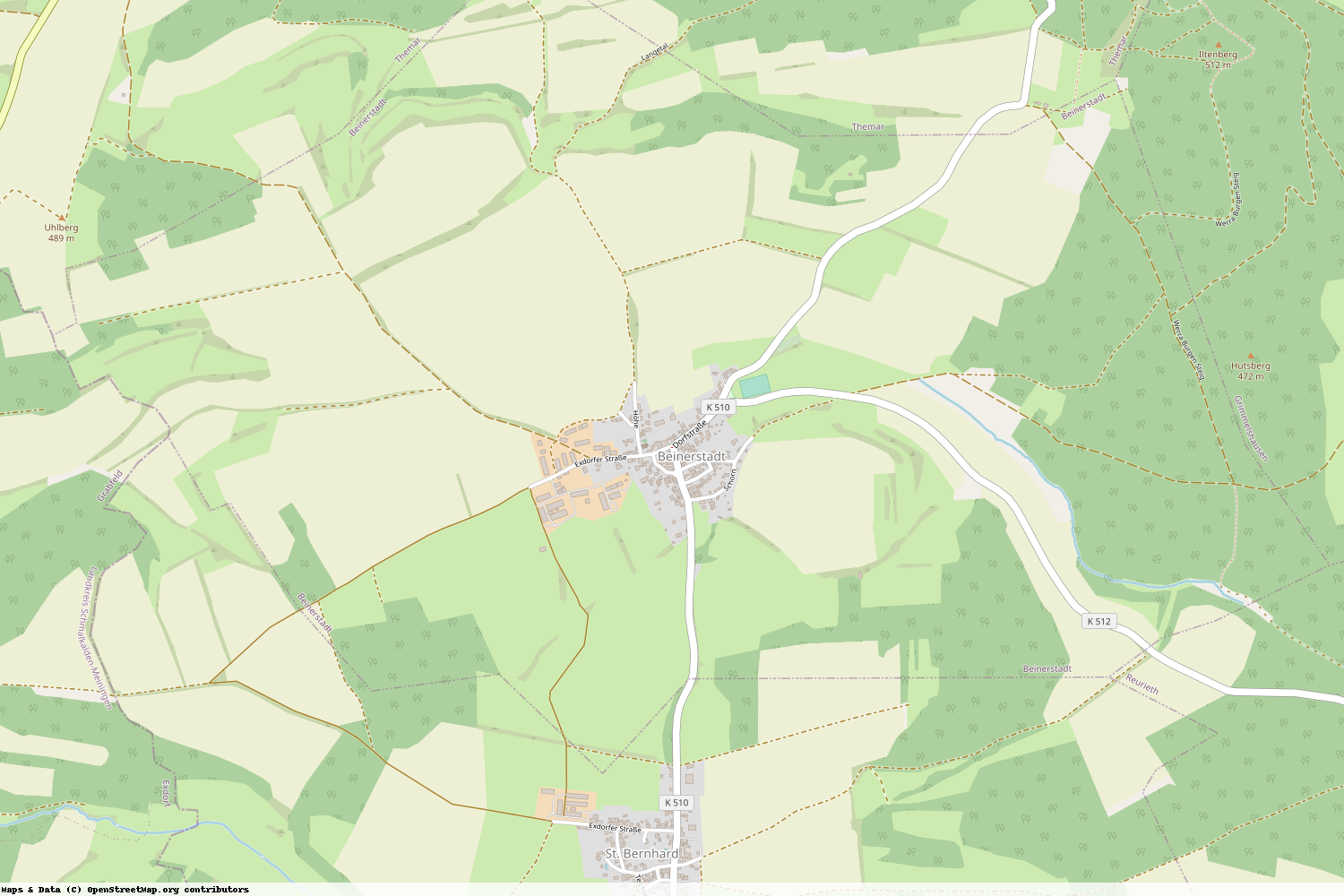 Ist gerade Stromausfall in Thüringen - Hildburghausen - Beinerstadt?