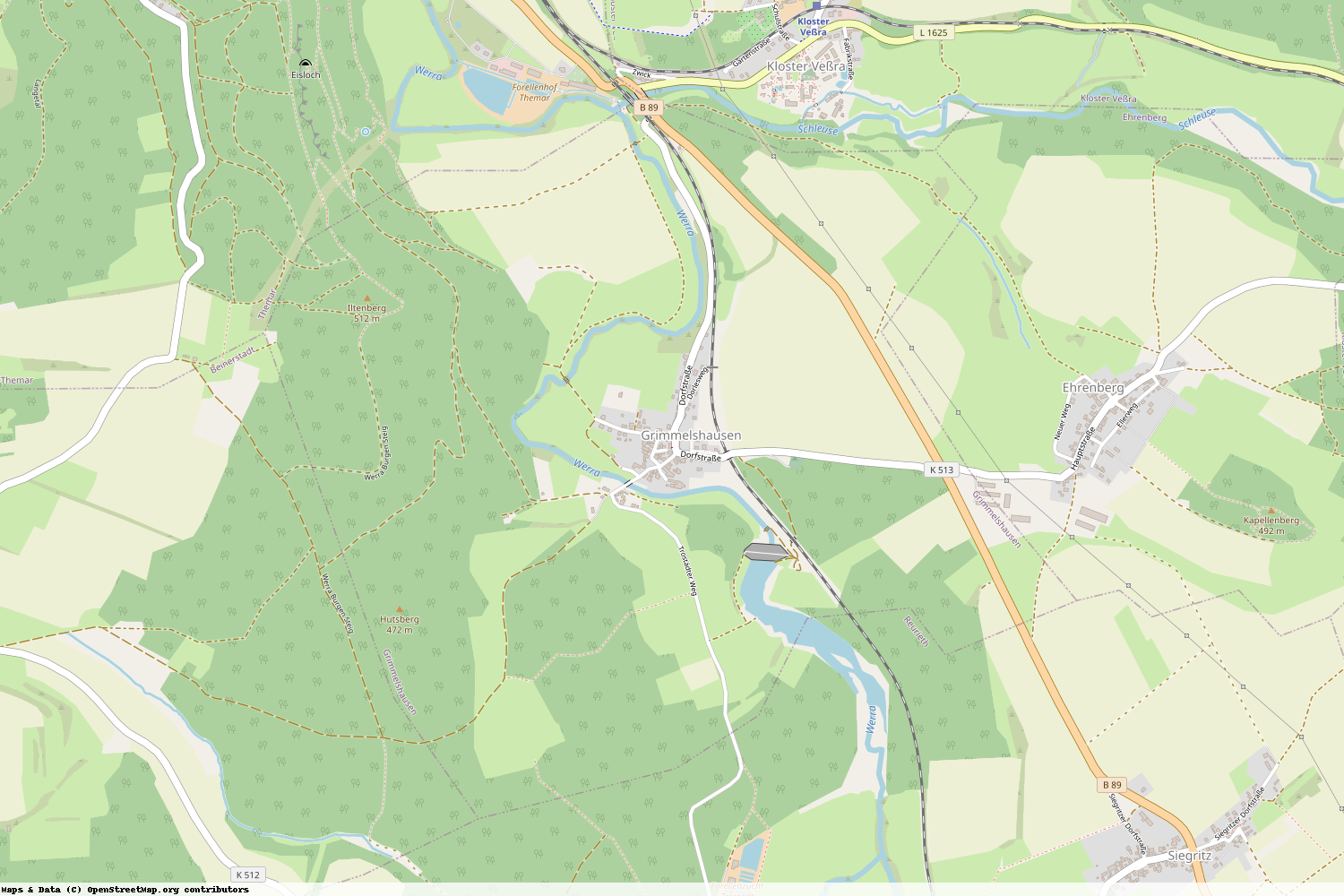 Ist gerade Stromausfall in Thüringen - Hildburghausen - Grimmelshausen?