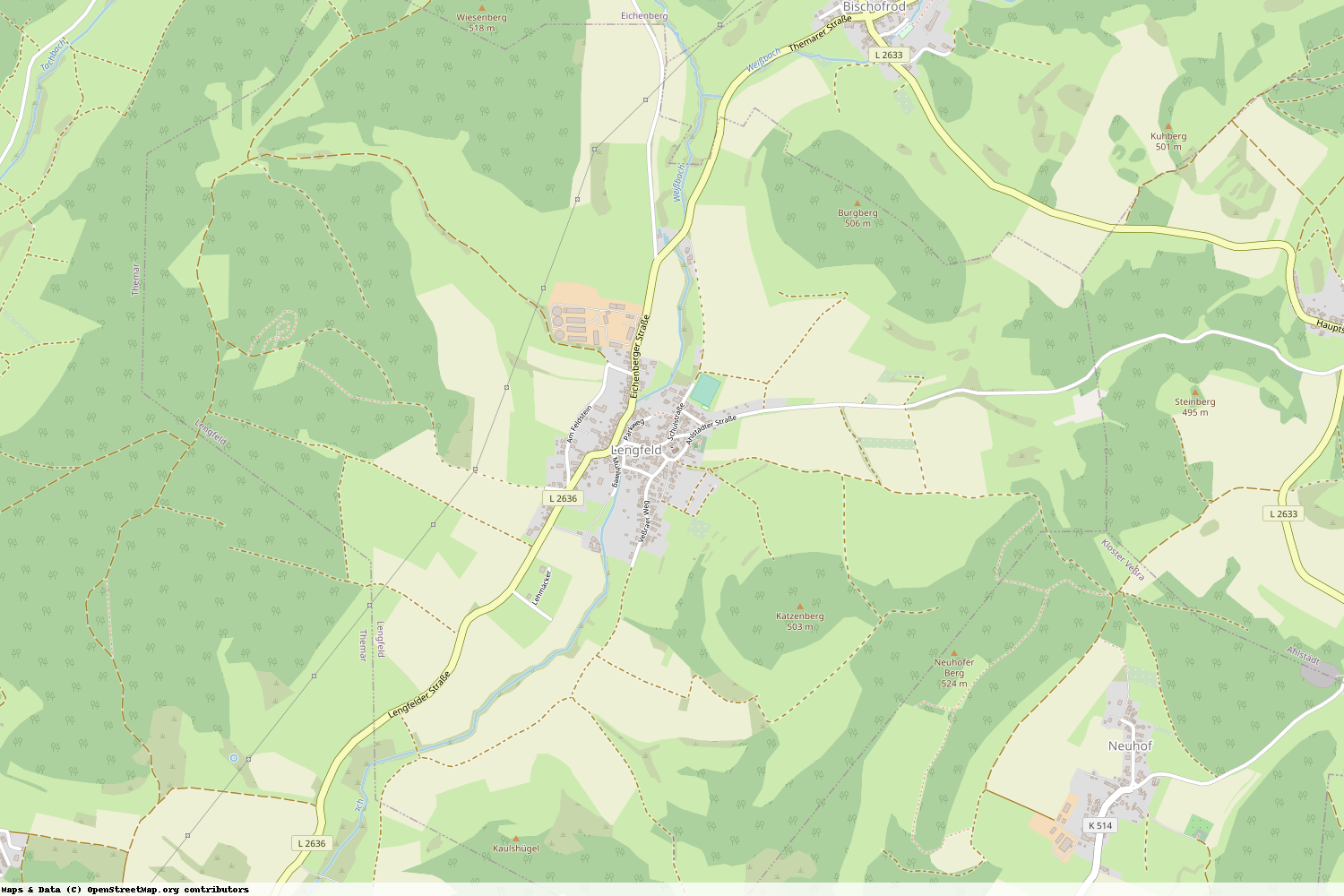 Ist gerade Stromausfall in Thüringen - Hildburghausen - Lengfeld?