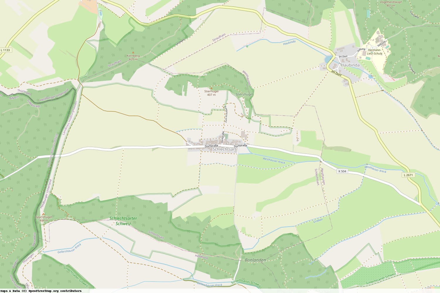 Ist gerade Stromausfall in Thüringen - Hildburghausen - Schlechtsart?