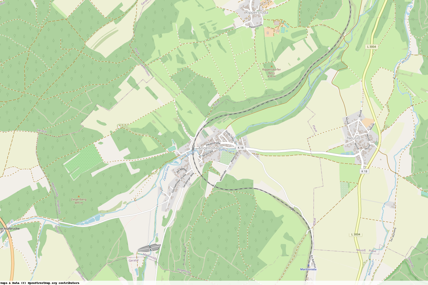 Ist gerade Stromausfall in Thüringen - Ilm-Kreis - Angelroda?