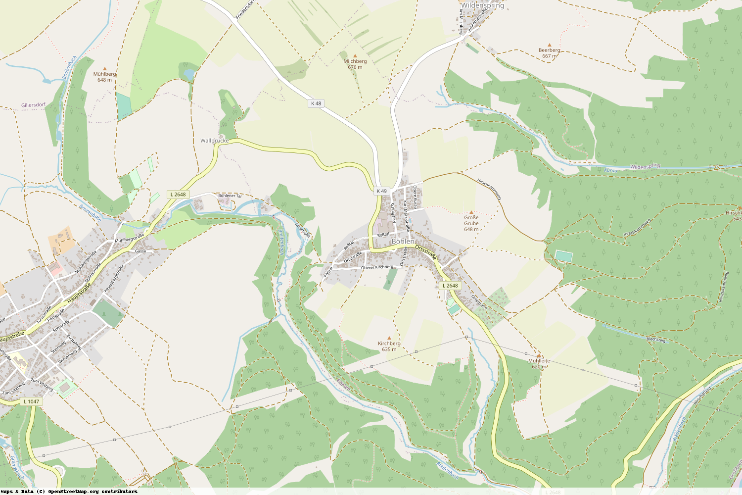 Ist gerade Stromausfall in Thüringen - Ilm-Kreis - Böhlen?