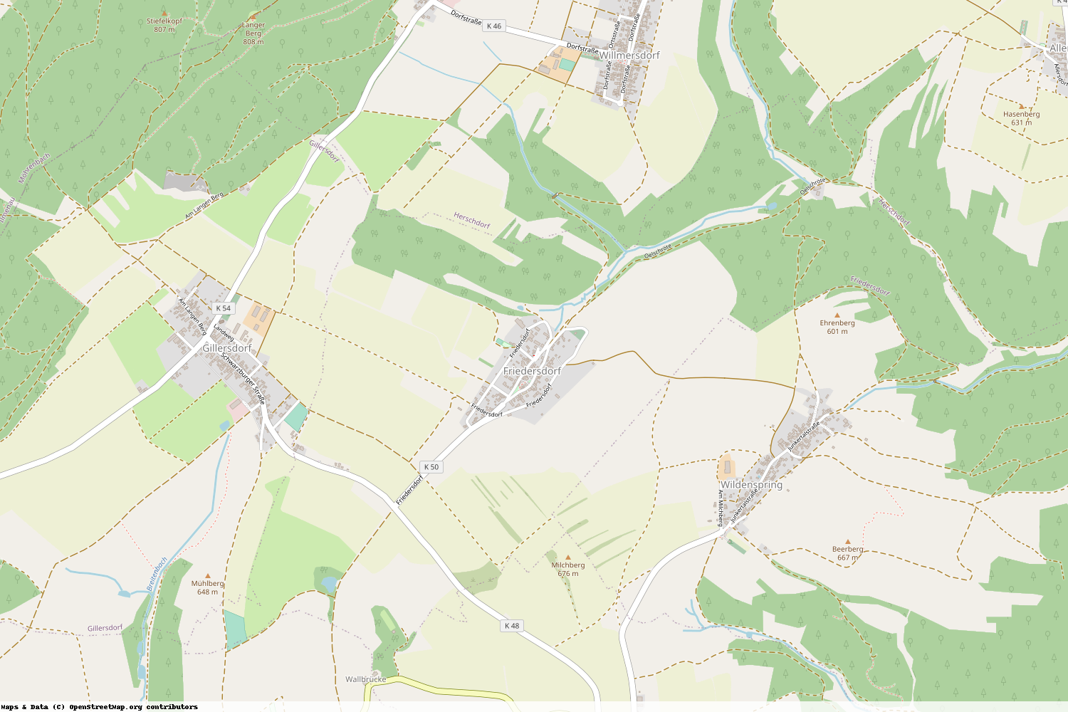 Ist gerade Stromausfall in Thüringen - Ilm-Kreis - Friedersdorf?