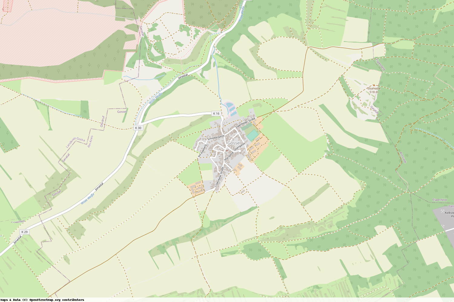Ist gerade Stromausfall in Thüringen - Ilm-Kreis - Gossel?