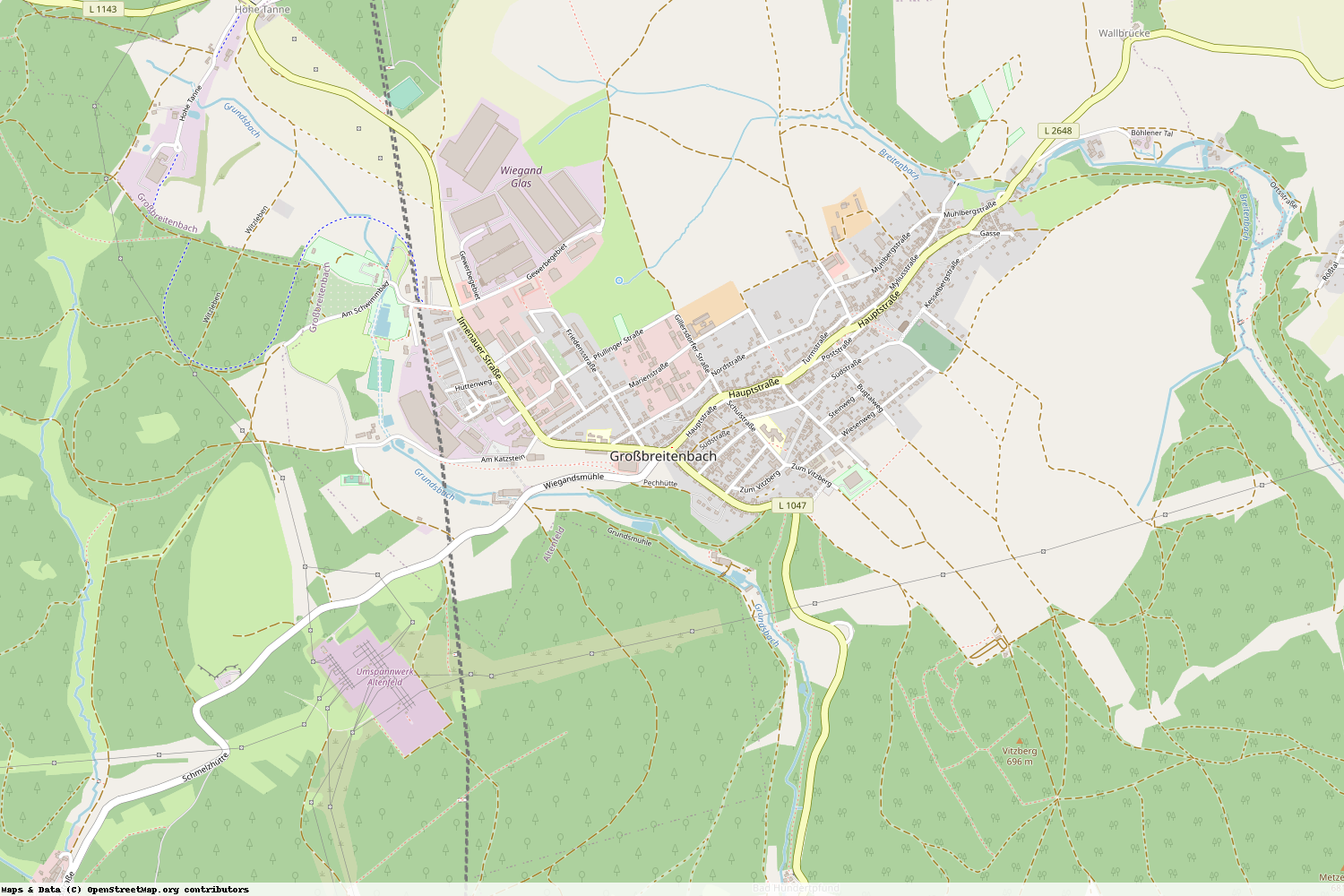 Ist gerade Stromausfall in Thüringen - Ilm-Kreis - Großbreitenbach?