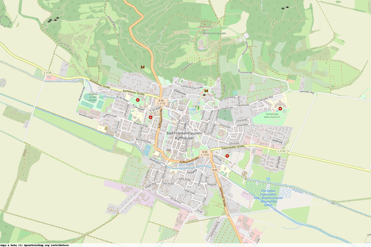 Ist gerade Stromausfall in Thüringen - Kyffhäuserkreis - Bad Frankenhausen-Kyffhäuser?