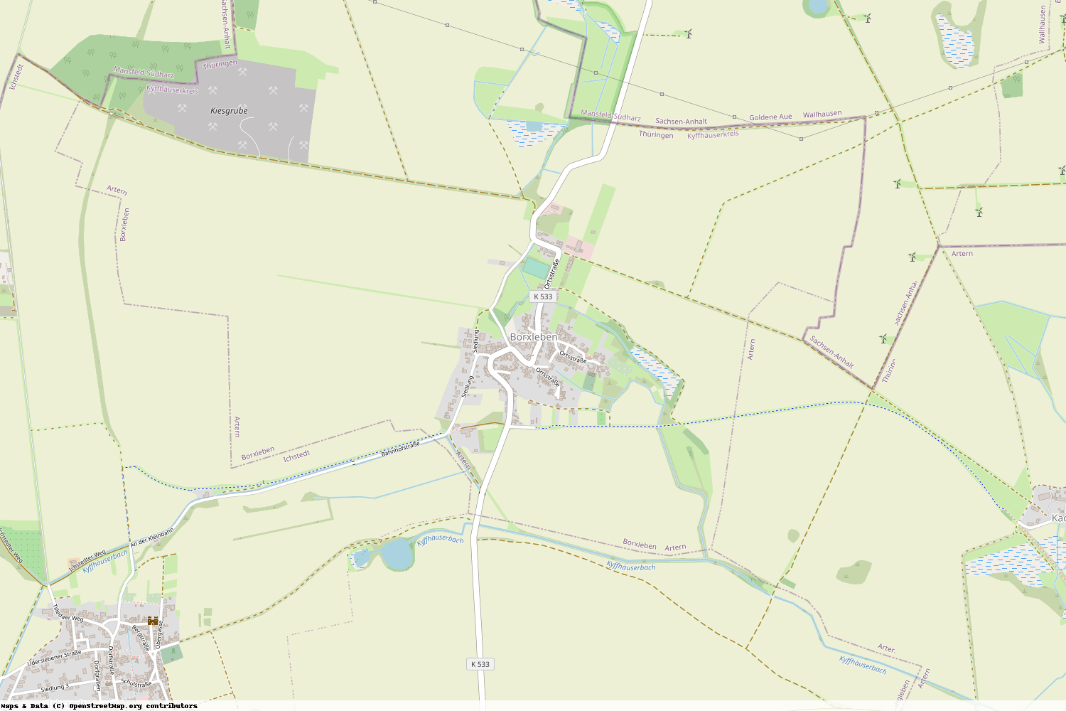 Ist gerade Stromausfall in Thüringen - Kyffhäuserkreis - Borxleben?