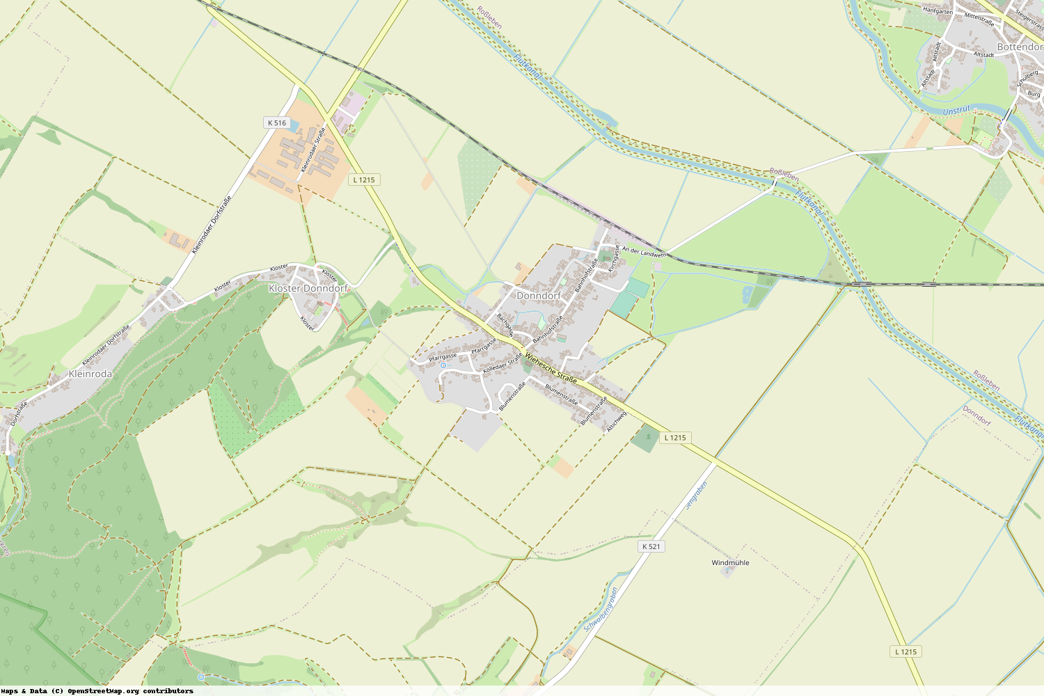 Ist gerade Stromausfall in Thüringen - Kyffhäuserkreis - Donndorf?